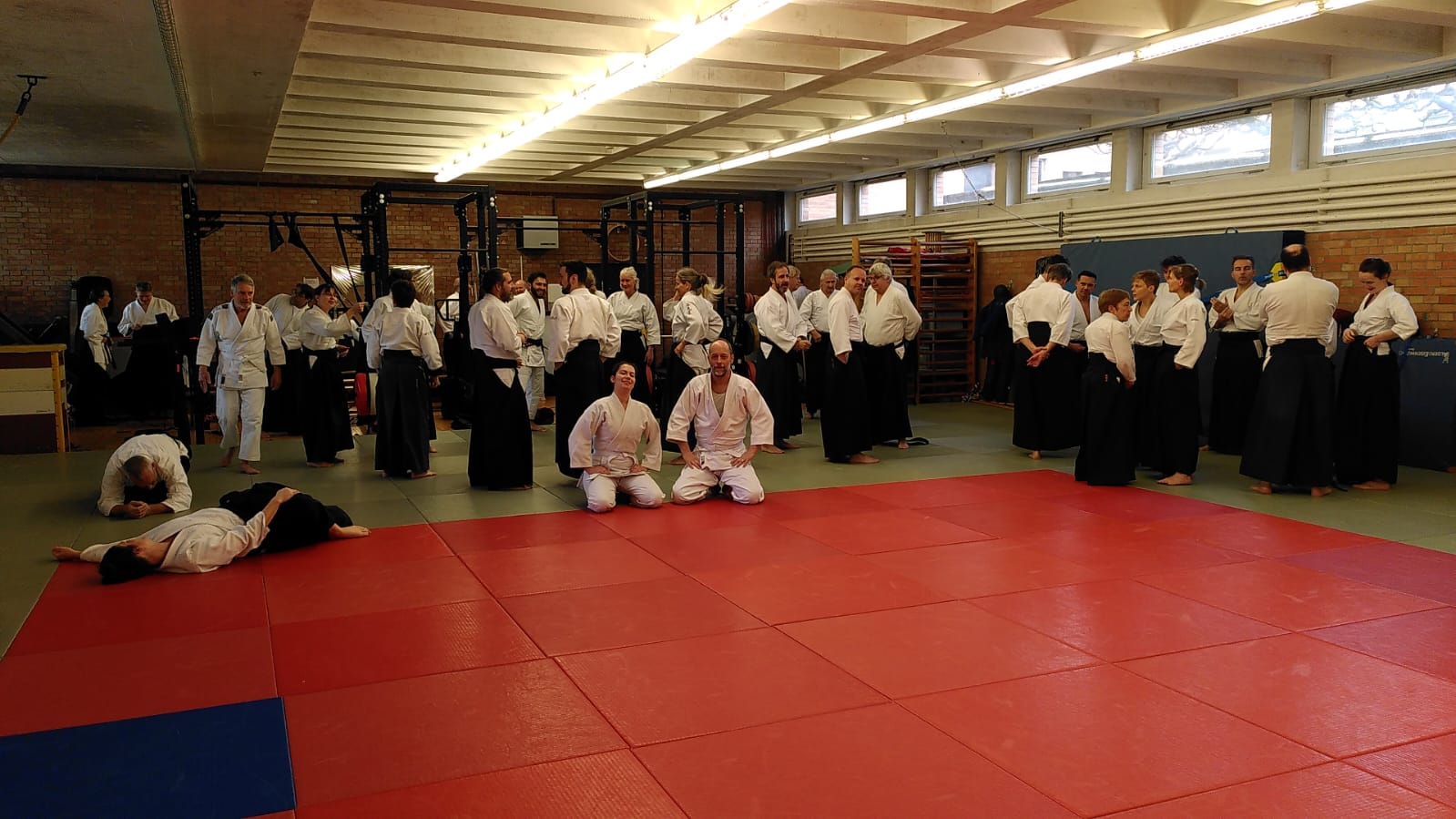 Pratique au dojo